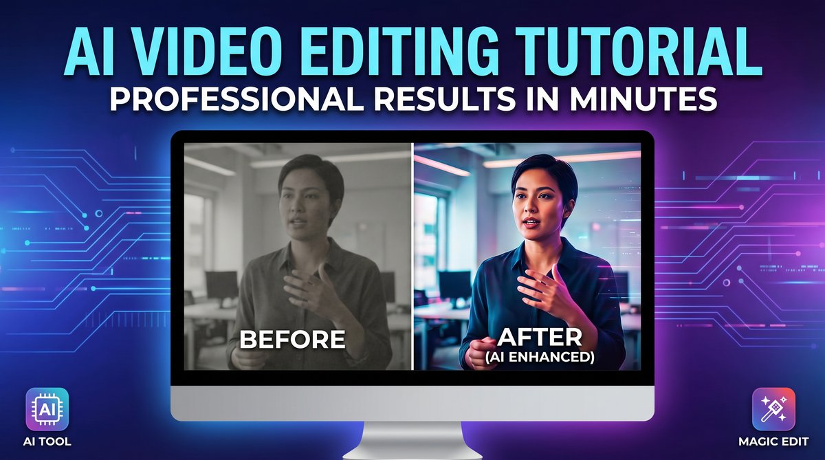 男同网AI视频剪辑教程视频演示